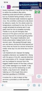 Treating Covid-19 symptoms with homeopathic Medicines – Feedback / Review