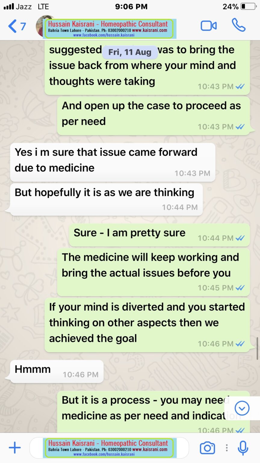 A case of Trigeminal Nueralgia? – Homeopathic Medicine and Treatment – Hussain Kaisrani