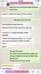 A feedback from a Business Lady – Homeopathic Treatment by Hussain Kaisrani