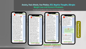 Anxiety, Panic Attacks, Fear Phobias, Negative Thoughts, Allergies, Weight Loss and Stomach Problems Treatment – A review and Feedback