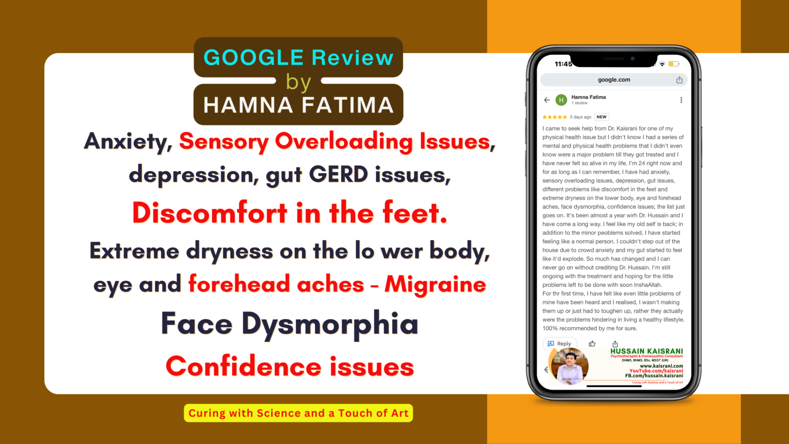 100% recommended by me for sure – Google Review by Hamna Fatima