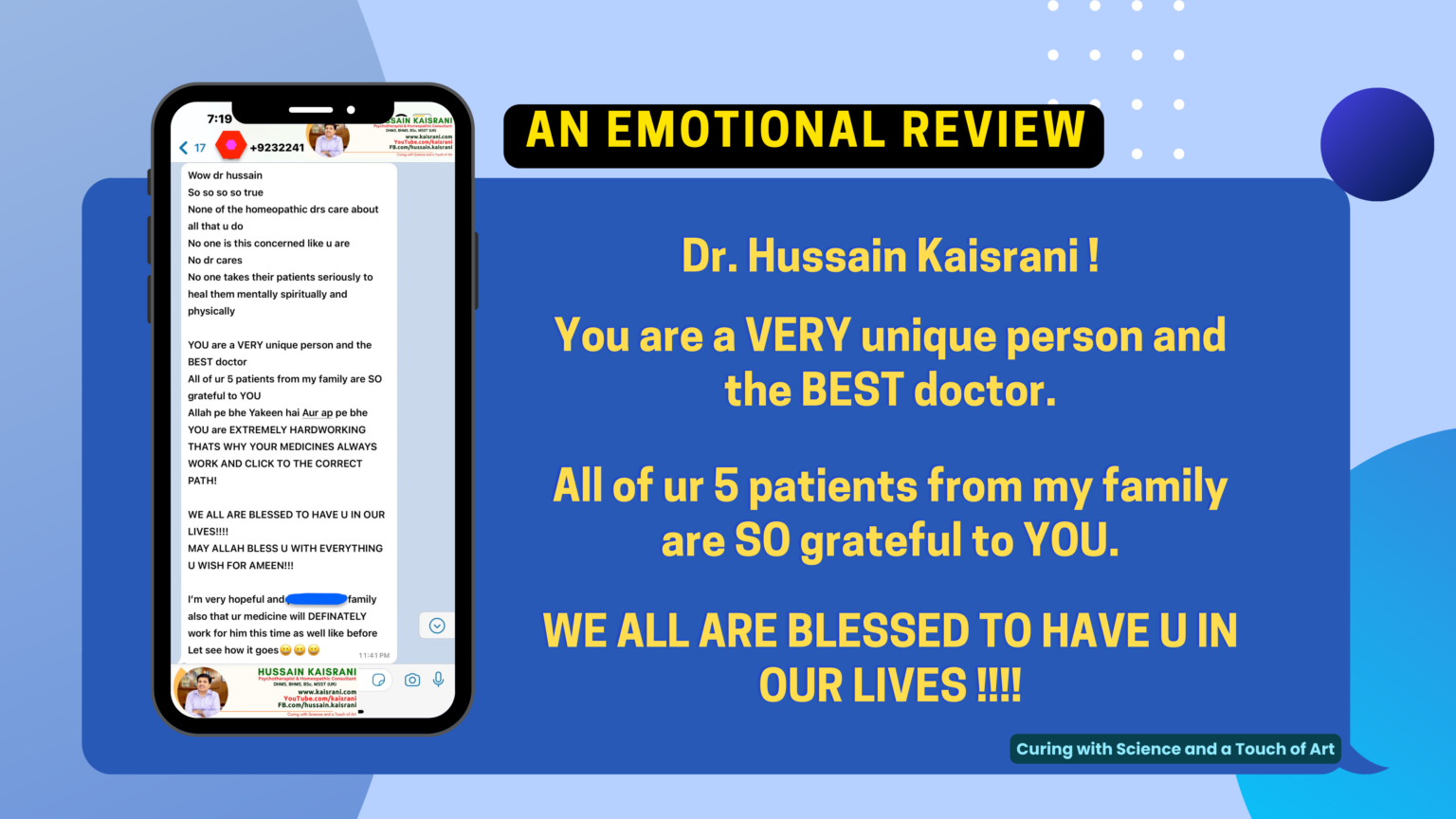 Best Homeopathic Doctor heals mentally, psychologically, emotionally, spiritually and physically – Review