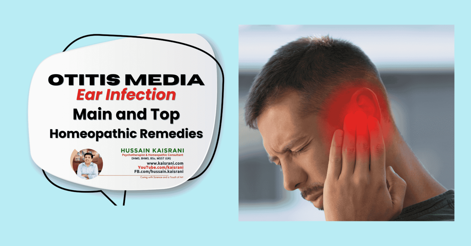 OTITIS – Main and Top Homeopathic Remedies