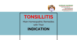 TONSILLITIS – Main Homeopathic remedies